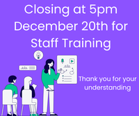 Closed for Training
