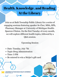 Health, Knowledge, and Reading At the Library