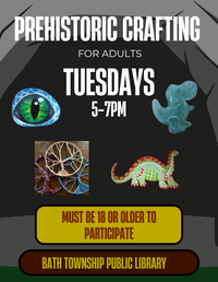 Prehistoric crafting for adults
