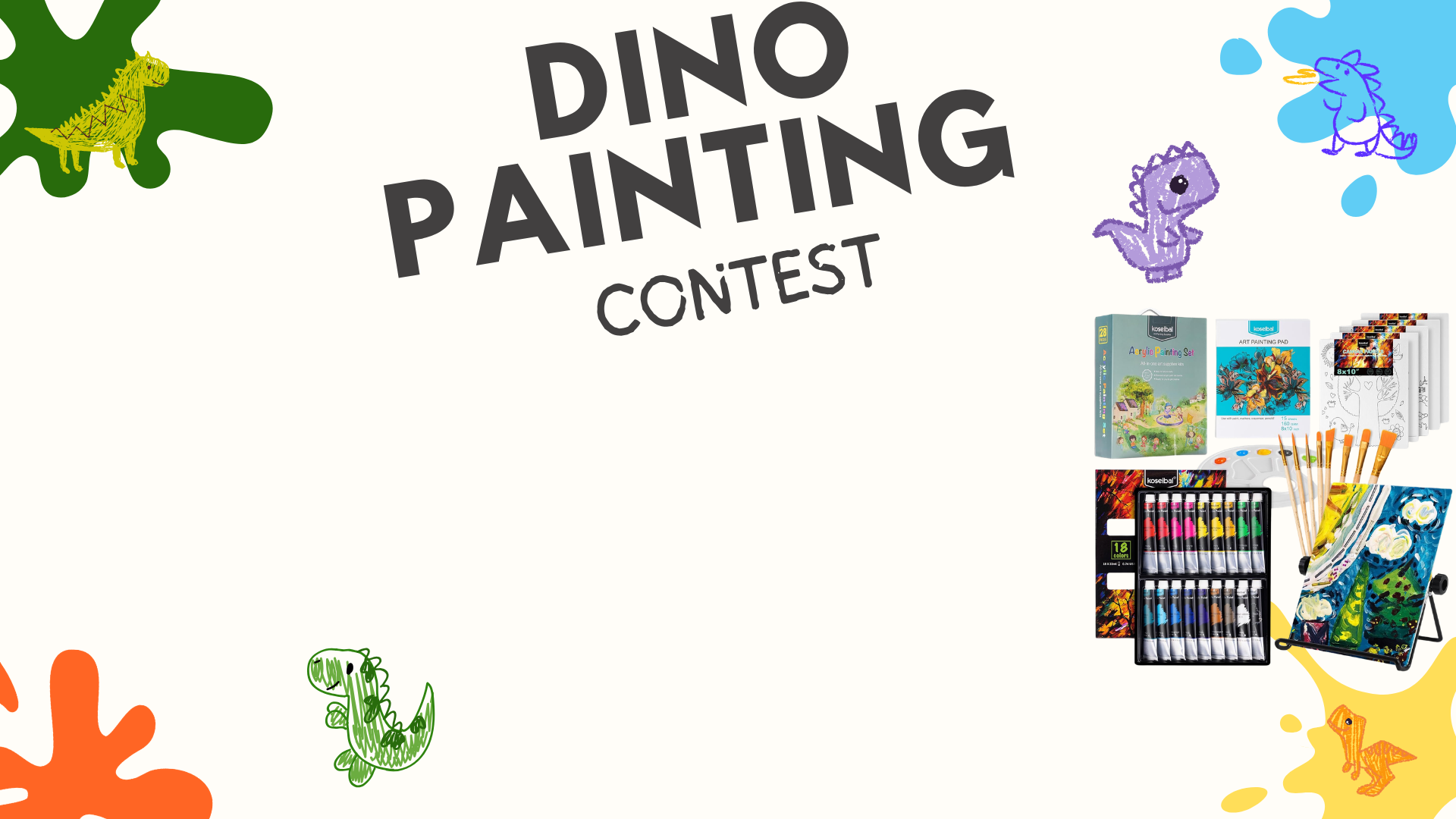 Dino Painting Contest