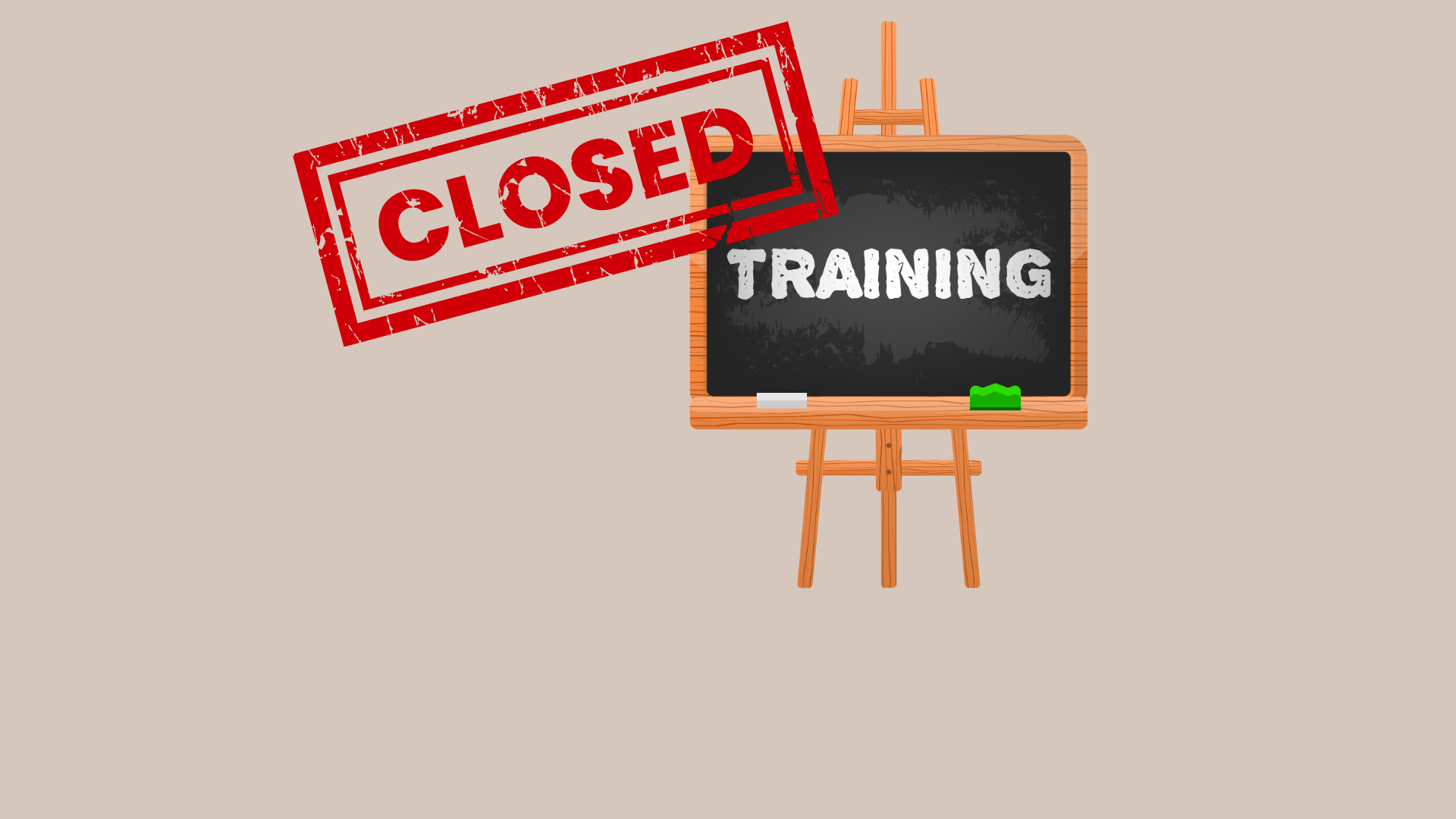 Closed for Staff Training