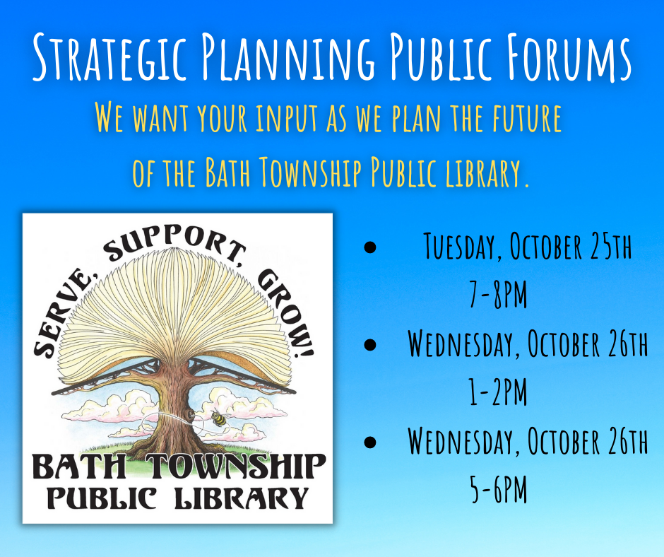 Strategic Planning Public Forum Strategic Planning Public Forum