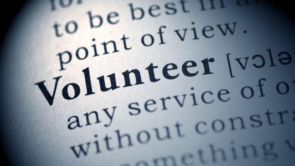 The word Volunteer