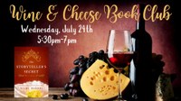 Wine & Cheese Book Club July 24