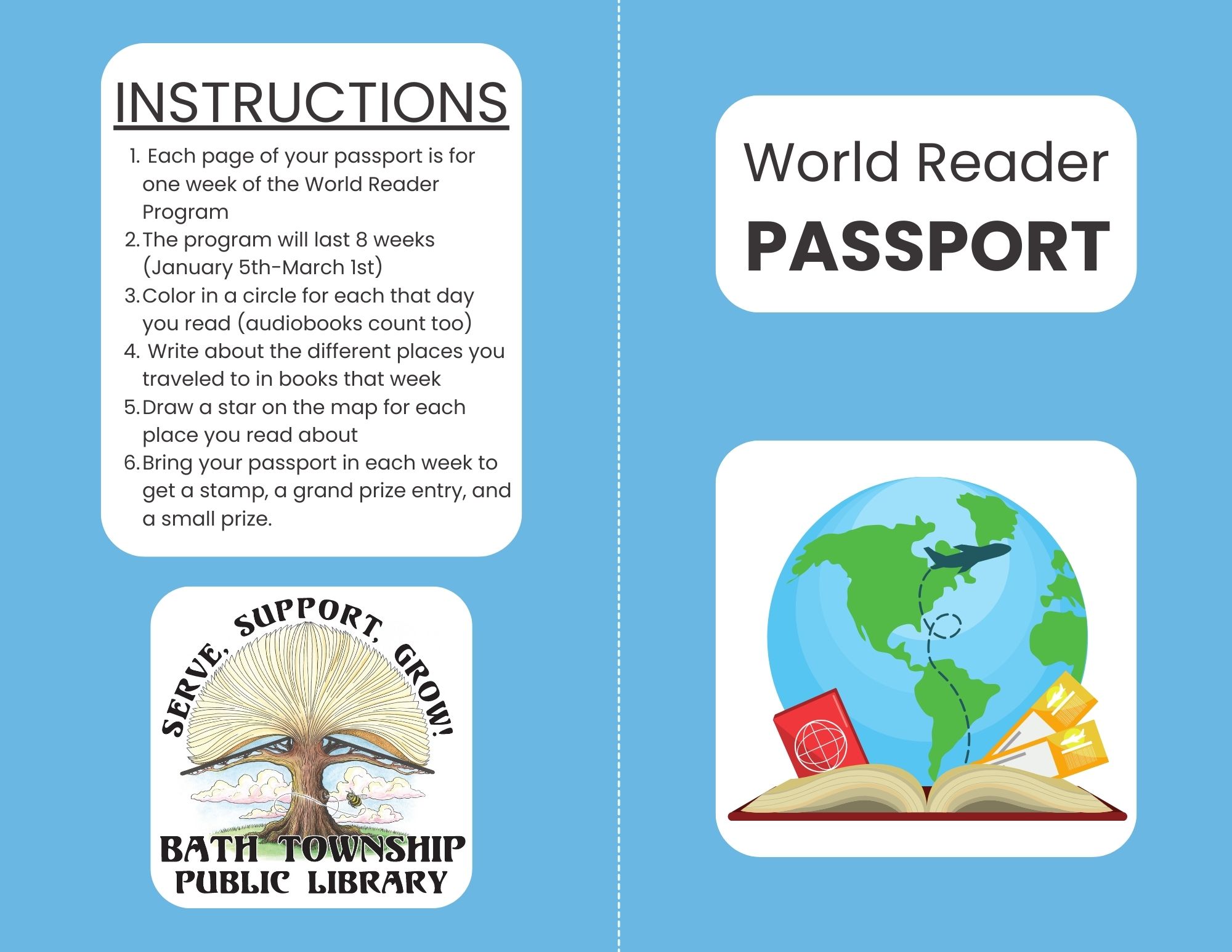 Children's Winter Reading Passport Cover