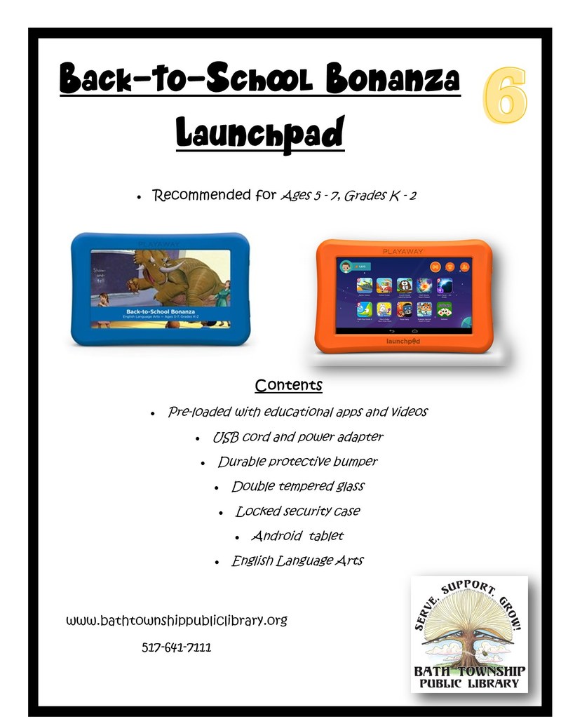 Launchpad 6: Back to school bonanza